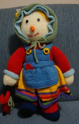 Soft Toy Handmade Doll Grandma  Scarecrow Family  Christmas Gift New